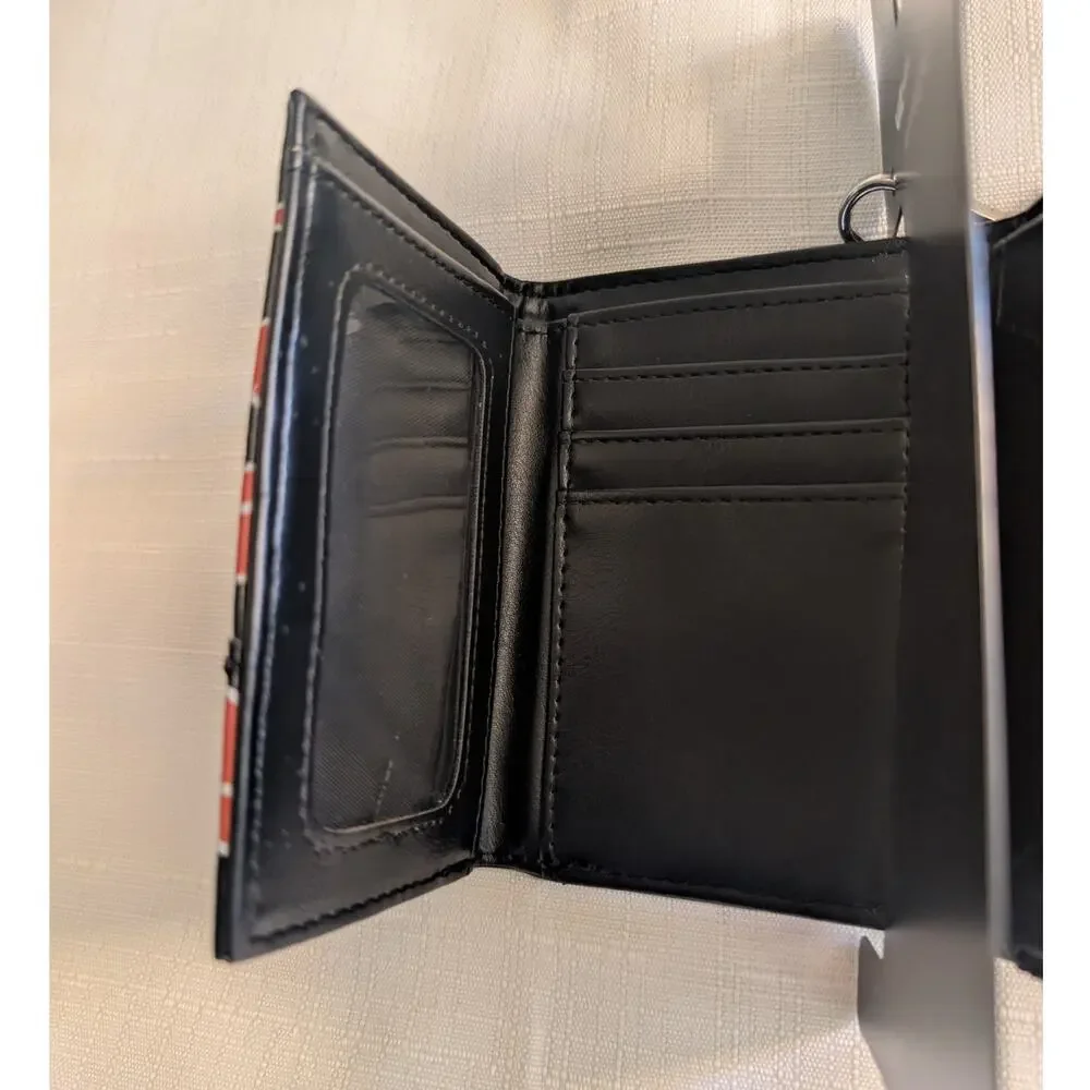 Naruto Shippuden Akatsuki Trifold Black & Red Wallet
